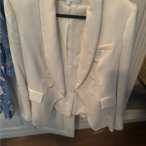 Veronica beard jagger blazer side 10 worn once for party - Picture 3 of 6